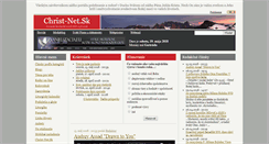 Desktop Screenshot of christ-net.sk